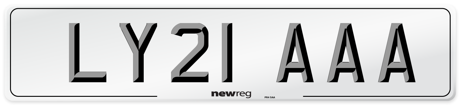 LY21 AAA Number Plate from New Reg